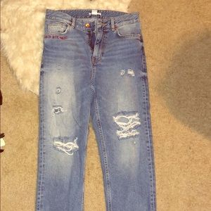 High waist denim